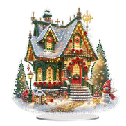LED Weihnachtshaus mit DIY Diamantkunst – Winterloria