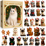 Katzen Adventskalender mit 24 Türchen und Weihnachtsmotiv – Mialvessa