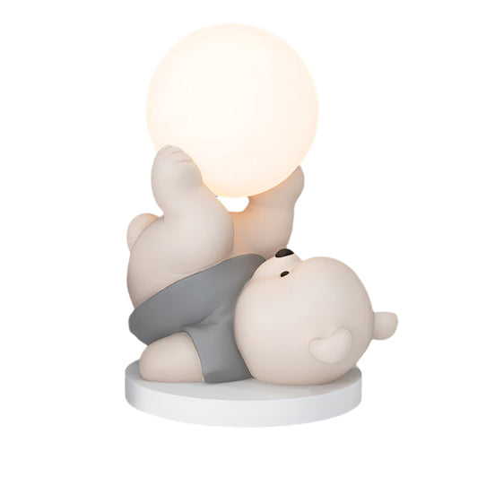 LumoBear – Kompakte LED-Tischlampe mit Bärendesign
