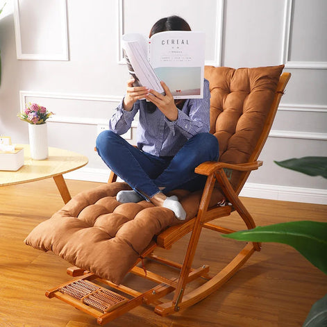 Cozyrelax Schaukelstuhl-Kissen mit ergonomischer Polsterung