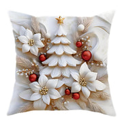 Weihnachtskissenbezüge 4er Set Samt 45 × 45 cm – Samtoria