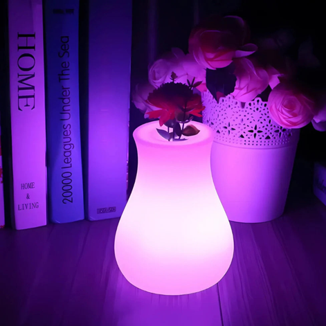 Floralux LED Vasenlampe mit Fernbedienung und Farbwechsel