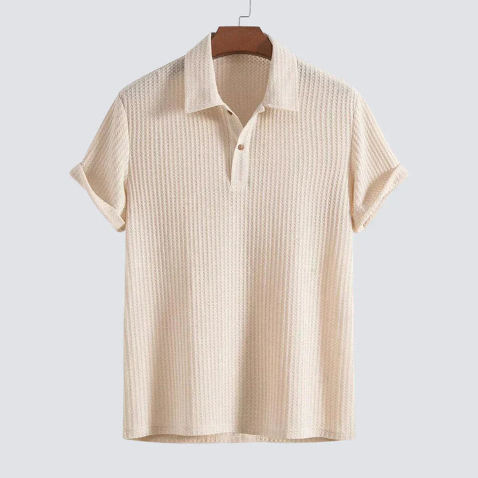 Tervano Herren Poloshirt mit Kurzarm und klassischem Kragen