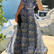 Neravelle Halterneck Kleid mit Plisseerock