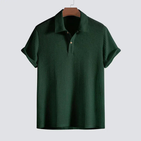Tervano Herren Poloshirt mit Kurzarm und klassischem Kragen