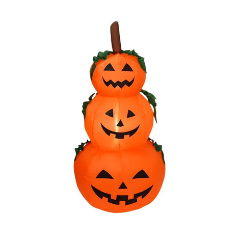 Aufblasbare Halloween-Kürbisdekoration mit LED, 120 cm – HauntGlow