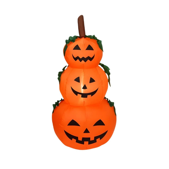 Aufblasbare Halloween-Kürbisdekoration mit LED, 120 cm – HauntGlow