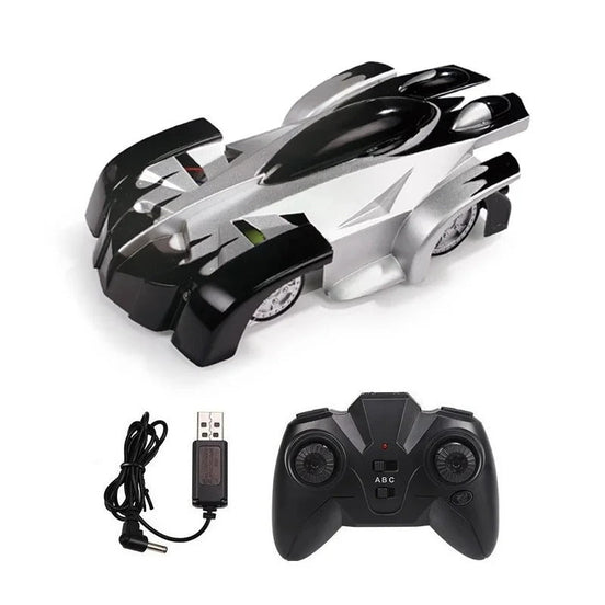 Skyvion RC Muurklim Auto met Afstandsbediening en 360° Rotatie