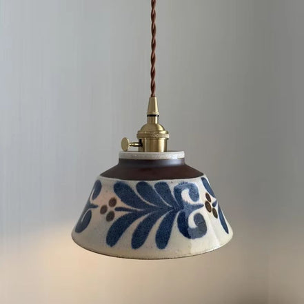 Ceranova LED Pendelleuchte aus Keramik für Deckenmontage