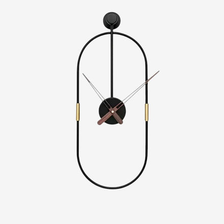 ChronaForm – Dekorative Wanduhr aus Metall für Innenräume