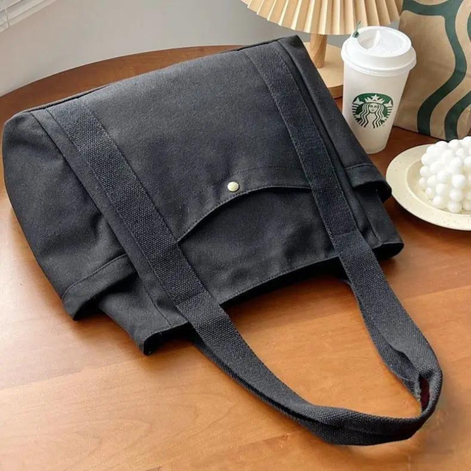 Tote-Tasche mit mehreren Fächern und Doppelhenkeln
