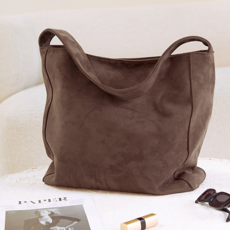 Sorella Tote Tasche – Handtasche mit Haspelverschluss und Innenfach mit Reißverschluss