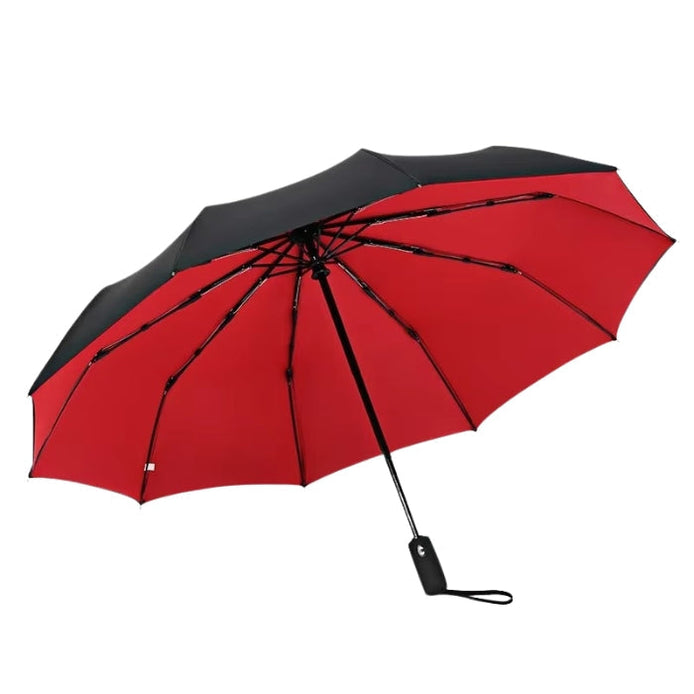 Kompakter Automatik-Regenschirm mit 10 Streben Ravento