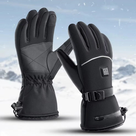 Elektrisch beheizbare Handschuhe mit Powerbanks und Touchscreen-Funktion – Thermovaro