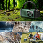 Multifunktionales Notfallradio mit Powerbank für Outdoor und Krisensituationen