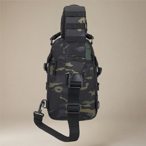 Virella Schultertasche aus Nylon mit verstellbarem Gurt und Reißverschluss