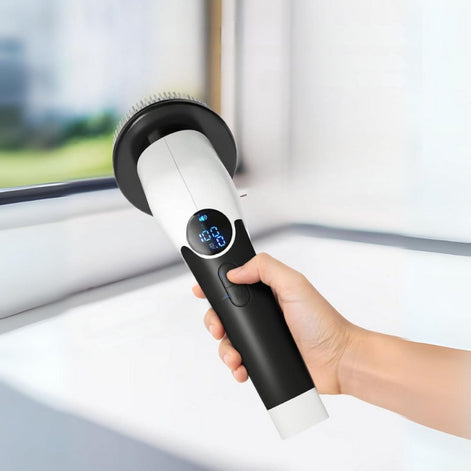 Scrubnex Akku-Reinigungsschrubber mit abnehmbarem Griff und Display