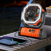 Airvexo 3-in-1 Ventilator mit LED-Licht und Fernbedienung
