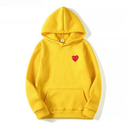 HeartBeat Hoodie – Unisex Kapuzenpullover mit Herzdetail