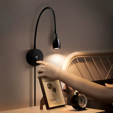 Lichtora LED-Wandleuchte mit verstellbarem Kopf