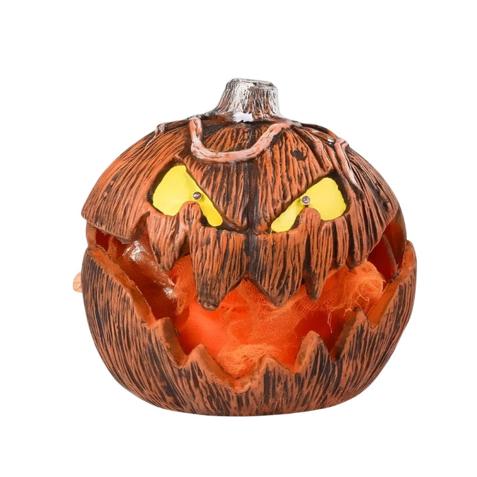 LED Halloween Kürbislaterne mit Flackereffekt – Valdora