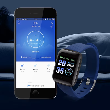 Smartwatch mit digitalem Touchdisplay, Bluetooth und verstellbarem Armband – Nexoria