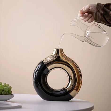 Florena Keramikvase für Tisch- und Wohnraumdekoration