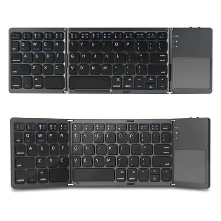 FoldType Touch Mini-Tastatur – Faltbare Bluetooth-Tastatur mit Touchpad