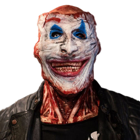 Halloween Vollgesichtsmaske mit beweglichem Kiefer und Magnetschale – Ravex