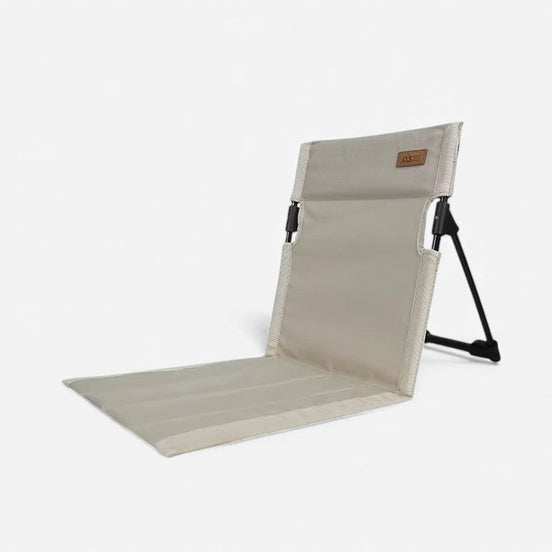 Faltbarer Sitzstuhl mit Rückenlehne für den Innen- und Außenbereich