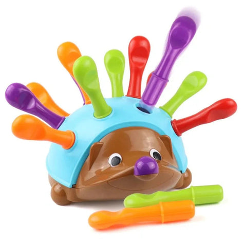 Hedoro Kinder Lernspielzeug Igel mit Steckstiften