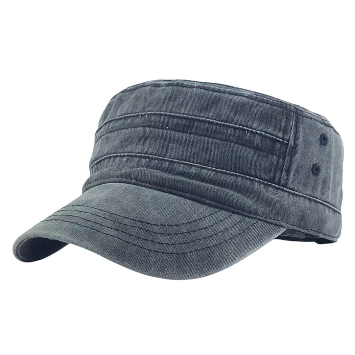 Alfonsor Cadet Cap mit verstellbarem Verschluss und breitem Schirm