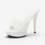 Silvarelle Damen Sandalen mit Absatz und offenem Design