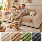 Sofabezug aus Polyester mit Struktur und Silikonrückseite – Sofelina