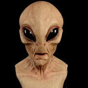 Alien Vollkopfmaske aus Latex und Silikon – Zarex