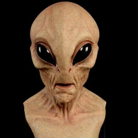 Alien Vollkopfmaske aus Latex und Silikon – Zarex