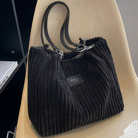 Cordira Corduroy Shoulder Bag – Schultertasche aus Cordstoff