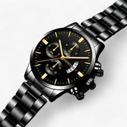 Carlovier Herren Armbanduhr mit rundem Zifferblatt