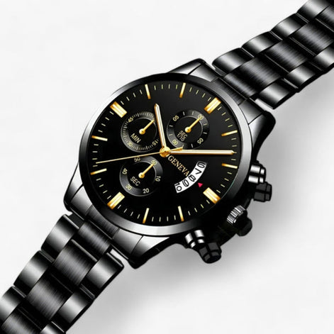 Herren Armbanduhr mit rundem Zifferblatt