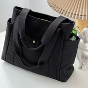 Tote-Tasche mit mehreren Fächern und Doppelhenkeln