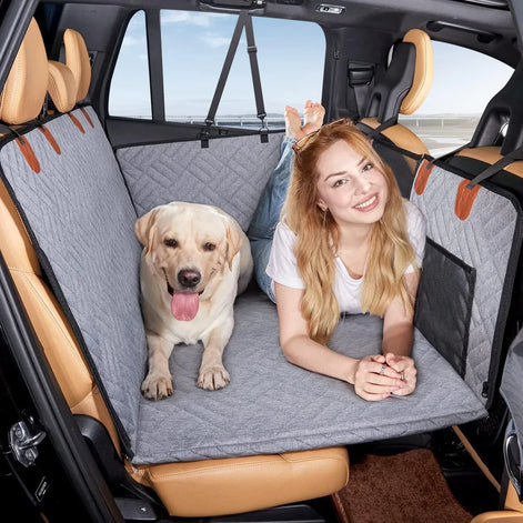 PetGuard Pro Autositzschutz für Hunde mit stabiler Bodenplatte