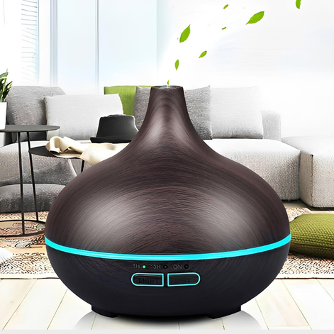 Tragbarer Aroma Diffuser mit LED Licht und Fernbedienung – Novalis