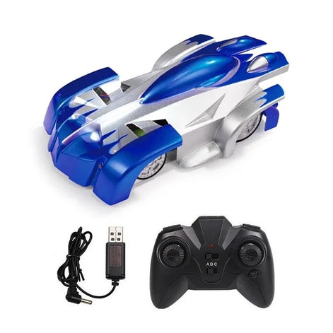 Skyvion RC Muurklim Auto met Afstandsbediening en 360° Rotatie