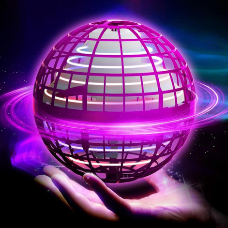 Flynora LED Flugball mit rotierendem Design und USB-Aufladung