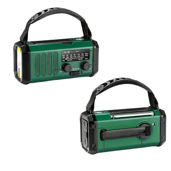Multifunktionales Notfallradio mit Powerbank für Outdoor und Krisensituationen