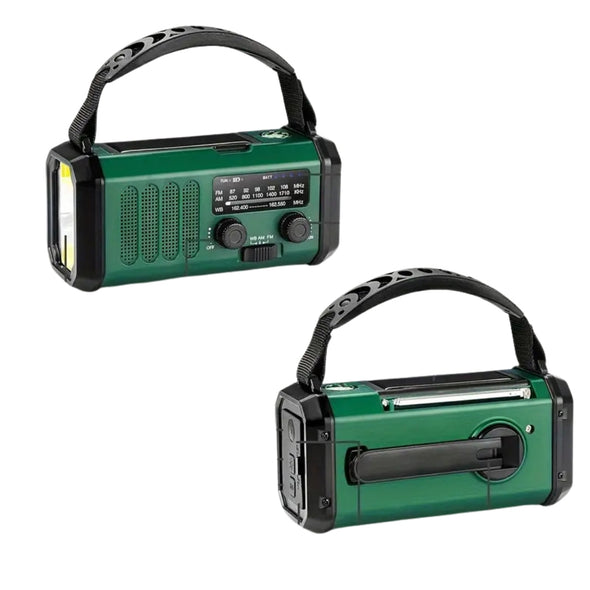 Multifunktionales Notfallradio mit Powerbank für Outdoor und Krisensituationen