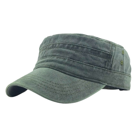 Alfonsor Cadet Cap mit verstellbarem Verschluss und breitem Schirm