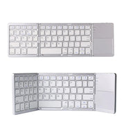 FoldType Touch Mini-Tastatur – Faltbare Bluetooth-Tastatur mit Touchpad