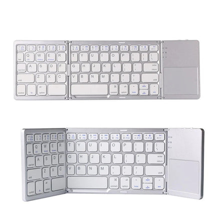 FoldType Touch Mini-Tastatur – Faltbare Bluetooth-Tastatur mit Touchpad