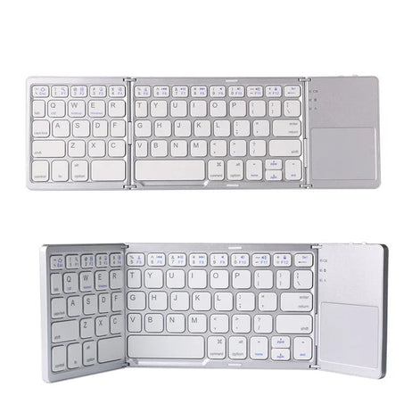 FoldType Touch Mini-Tastatur – Faltbare Bluetooth-Tastatur mit Touchpad